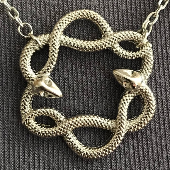 "Loki: God of Mischief" Norse Mythology Handmade Necklace Snakes Fire Spiderweb - Picture 4 of 16